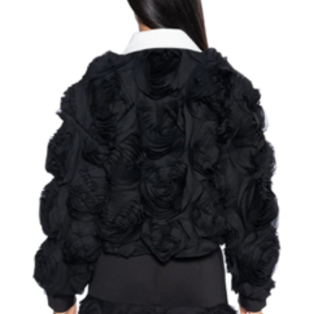 AKIRA - 3D FLORAL BOMBER SET - JACKET AND SKIRT - Picture 4 of 9